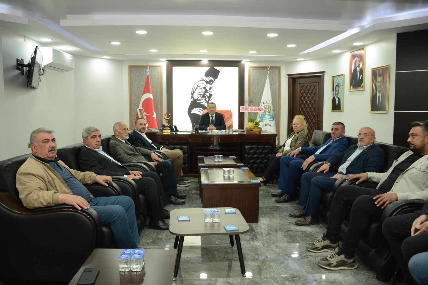 CHP'den Belediye Başkanımız Veysel Topçu'ya Ziyaret
