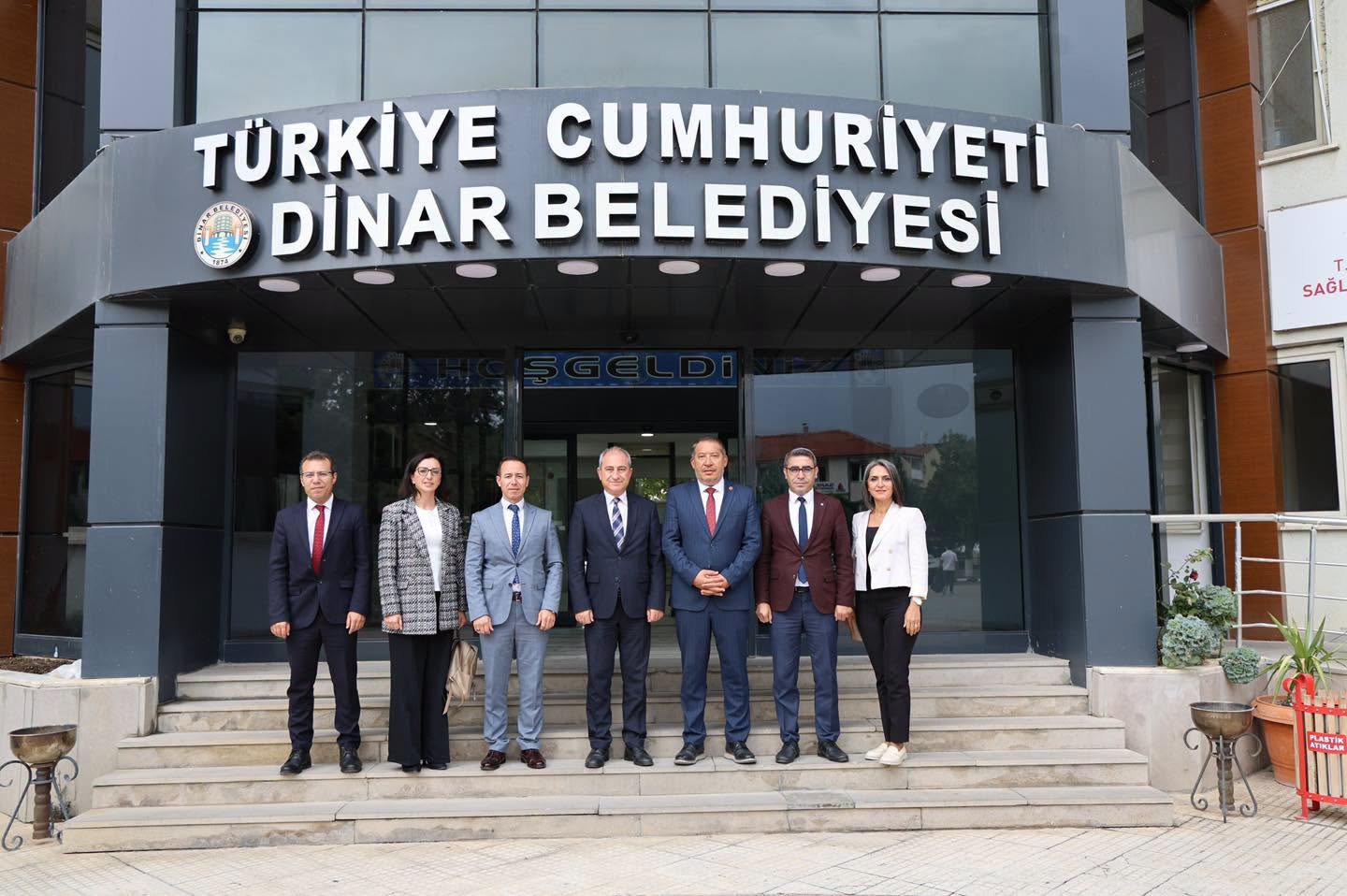 Halkbankas� Afyonkarahisar B�lge Koordinat�rl���nden Ba�kan�m�za ziyaret