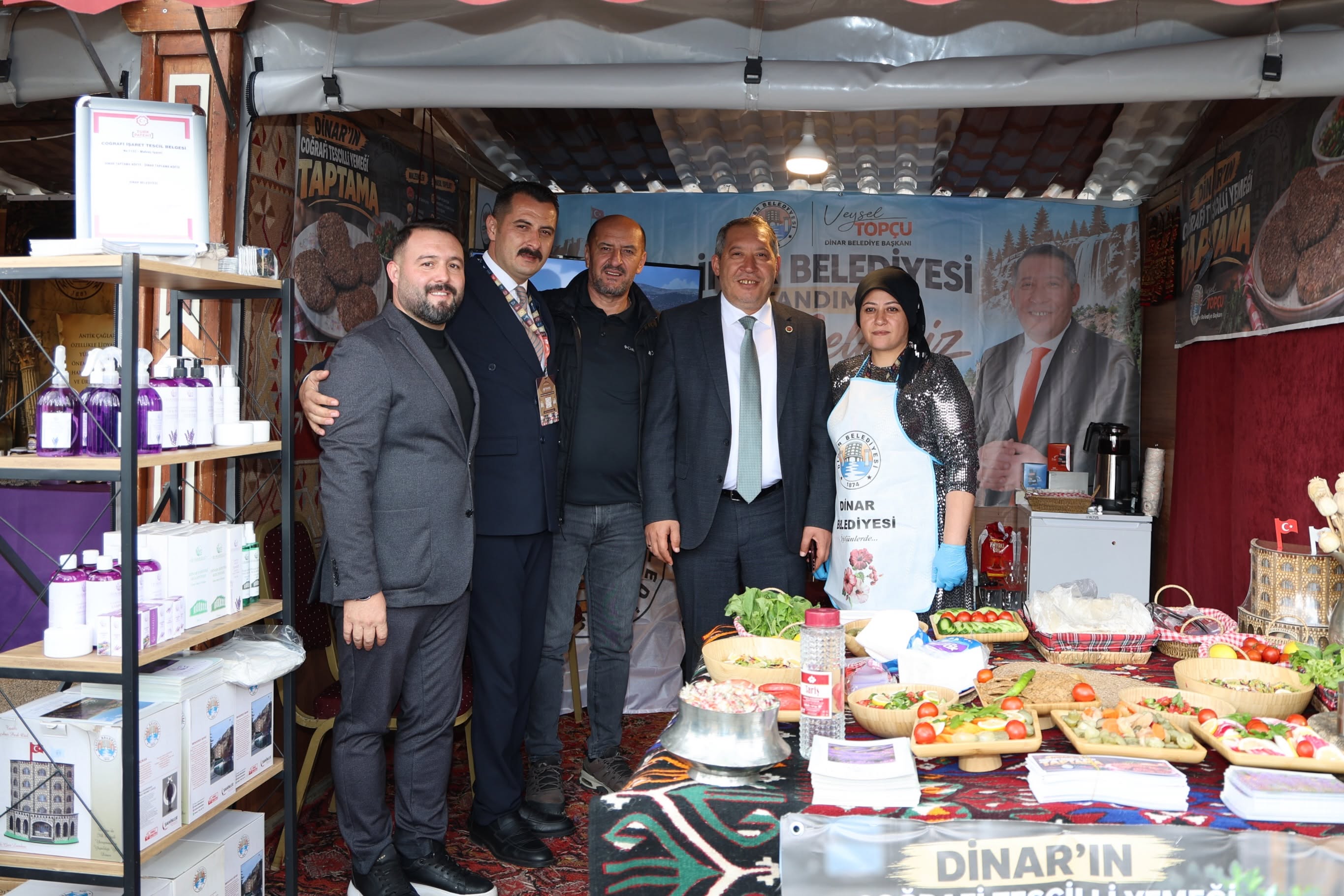 Dinar Belediye Ba�kan�m�z Veysel Top�u 8. Uluslararas� Gastro Afyon Festivali�ne Kat�ld�