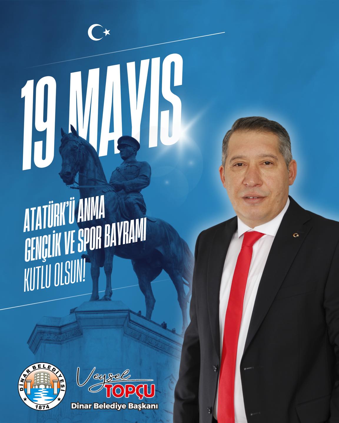 19 Mays Atatrk Anma, Genlik ve Spor Bayram Kutlu Olsun..!