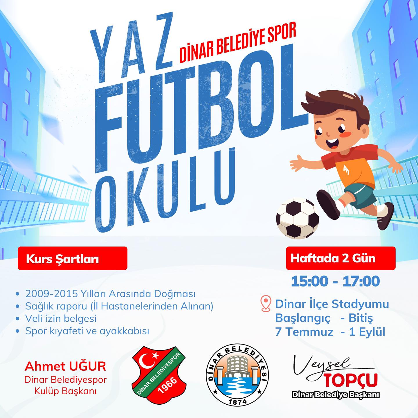 DNAR BELEDYESNDEN CRETSZ YAZ FUTBOL OKULU