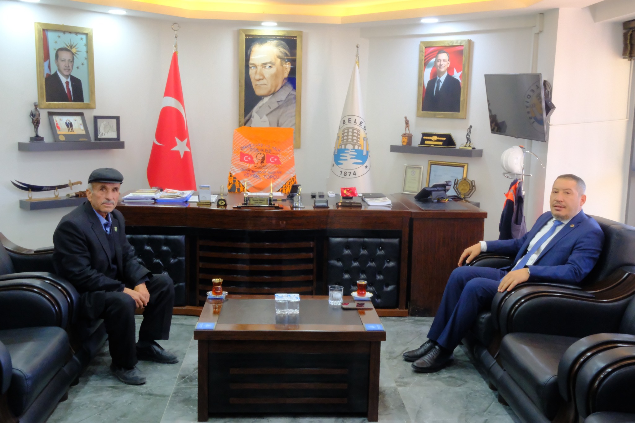 ehit Babasndan Bakan Topuya Ziyaret