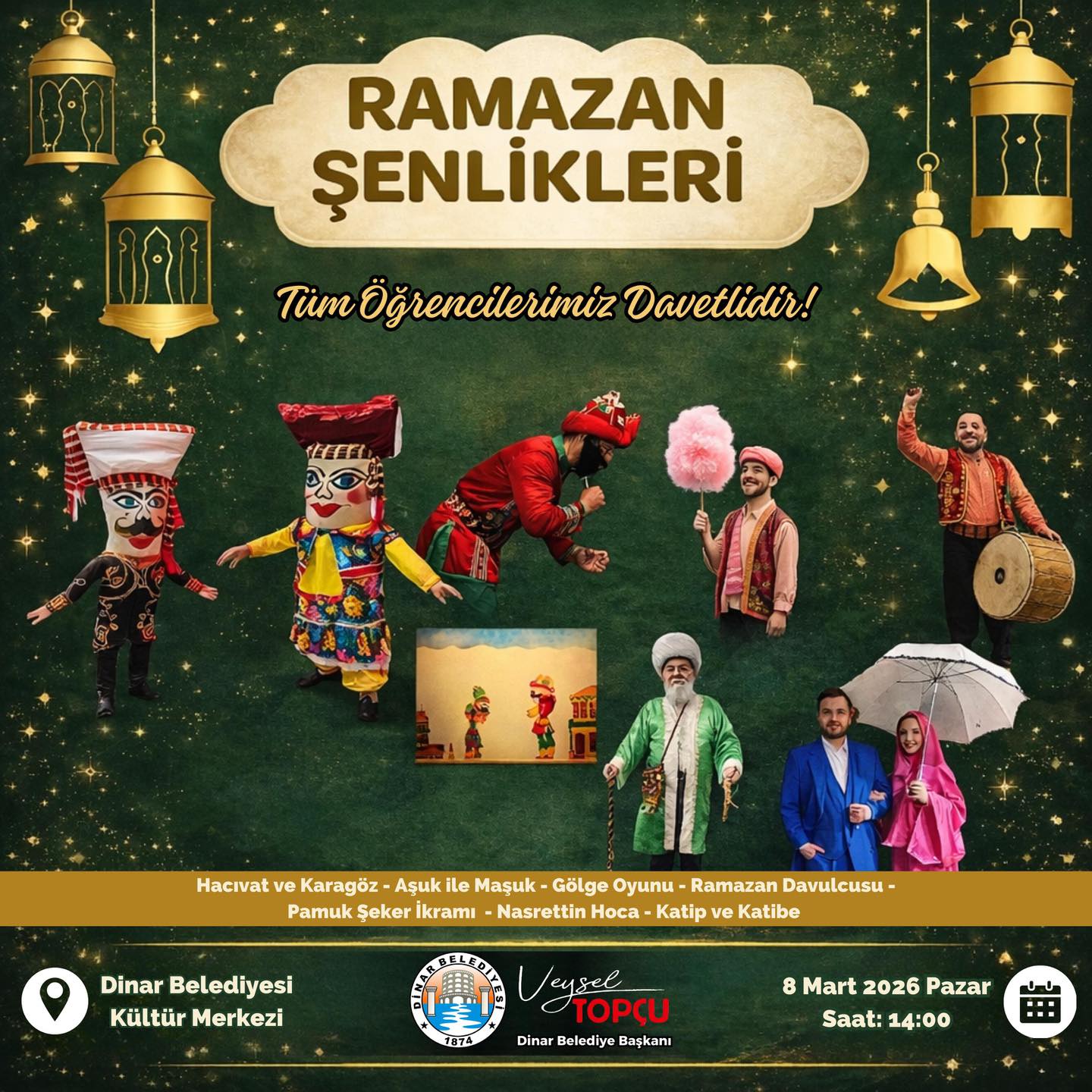 Dinar Belediyesi�nden Ramazan �enlikleri