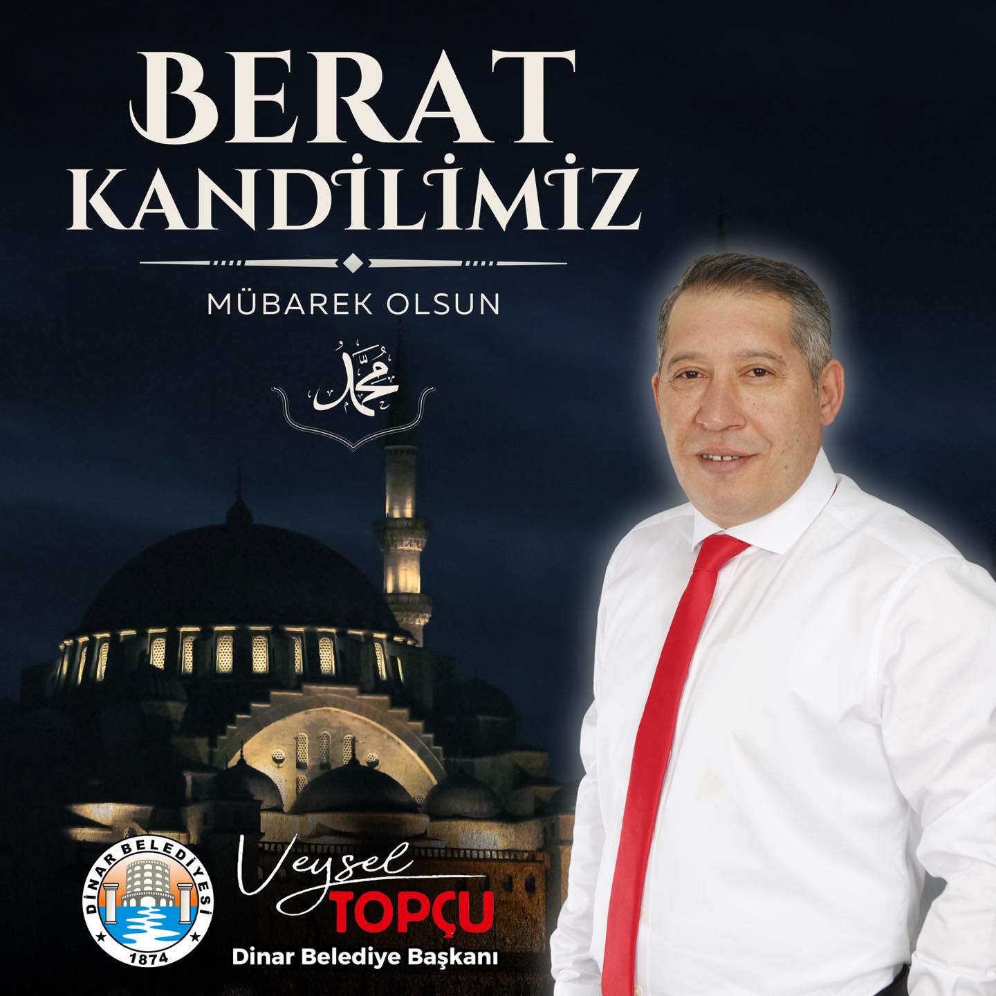 Ramazan- erifin Mjdecisi Olan Berat Kandilinin Tm slam Alemine ve lkemize Salk, Huzur  ve Esenlik Getirmesi Dileiyle