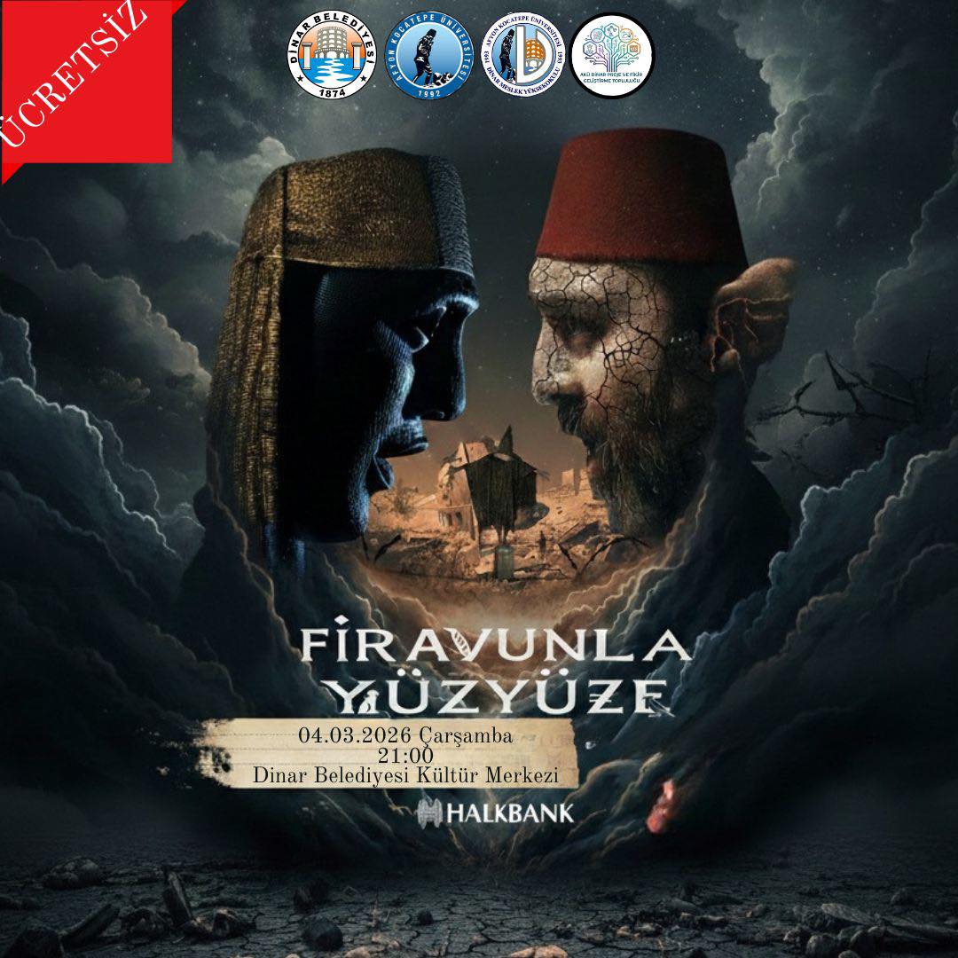 Firavunla Y�z Y�ze Dinar�da Sahnelenecek