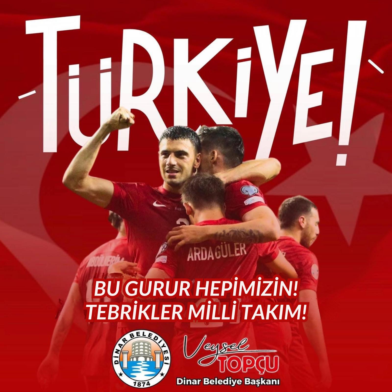 Tebrikler Milli Takm!