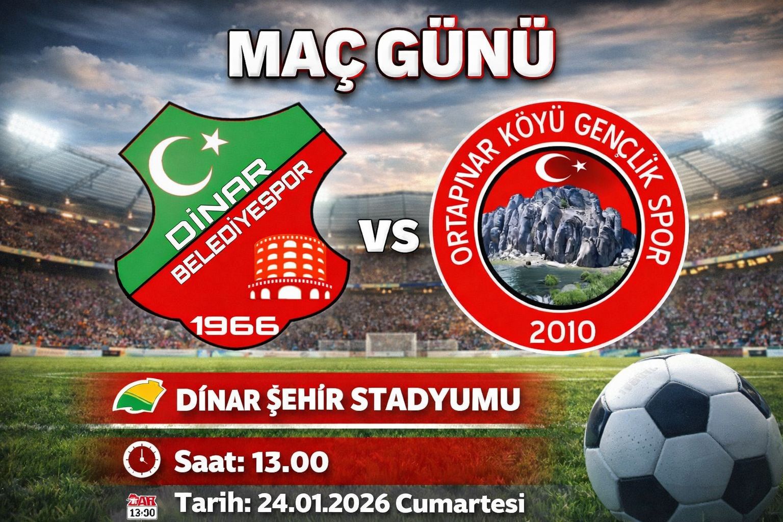 Dinar Belediyespor Kul�p Ba�kanl���ndan Duyurulur